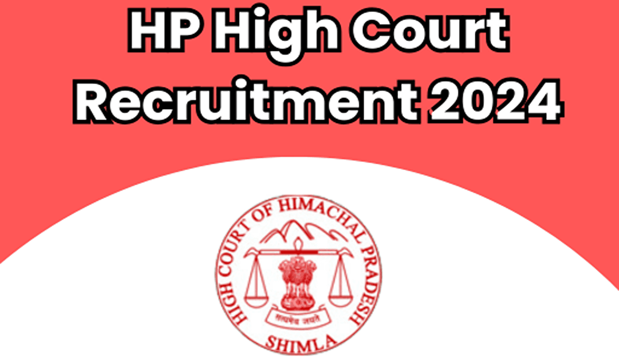 Hp high court recruitment 2024
