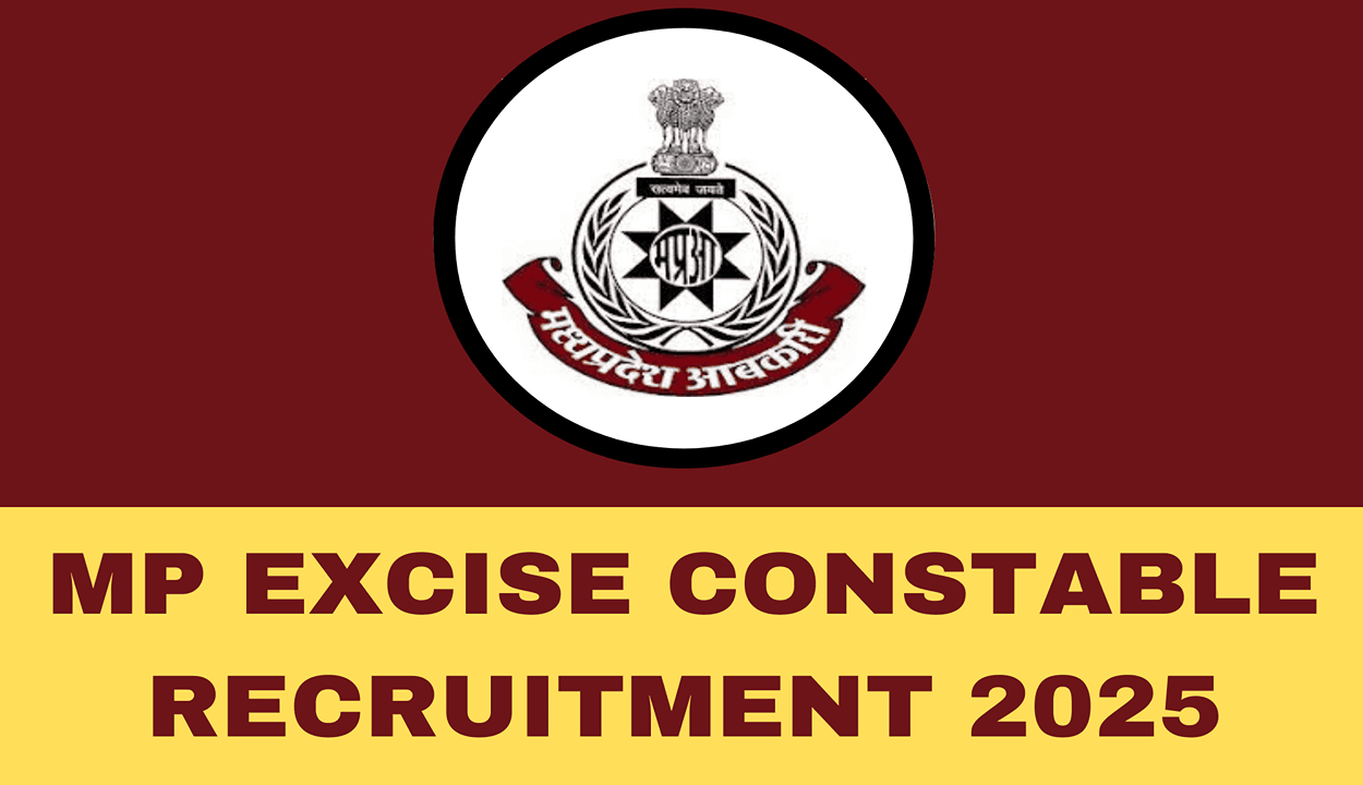 Mp excise constable recruitment 2025