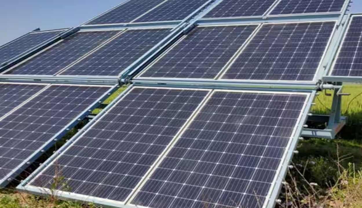 Trolley mounted solar pump scheme