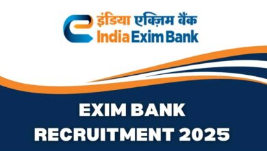 Exim bank recruitment 2025
