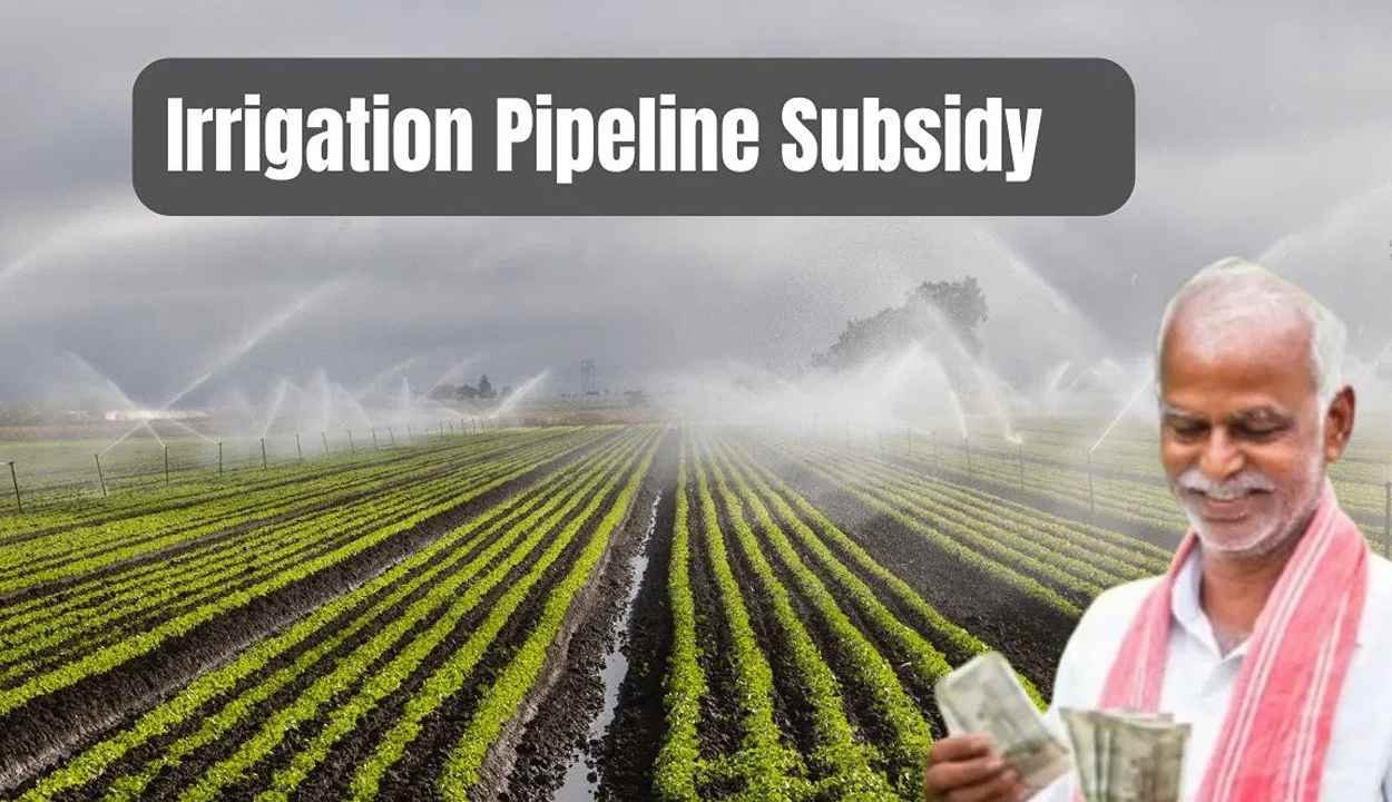 Irrigation pipeline subsidy