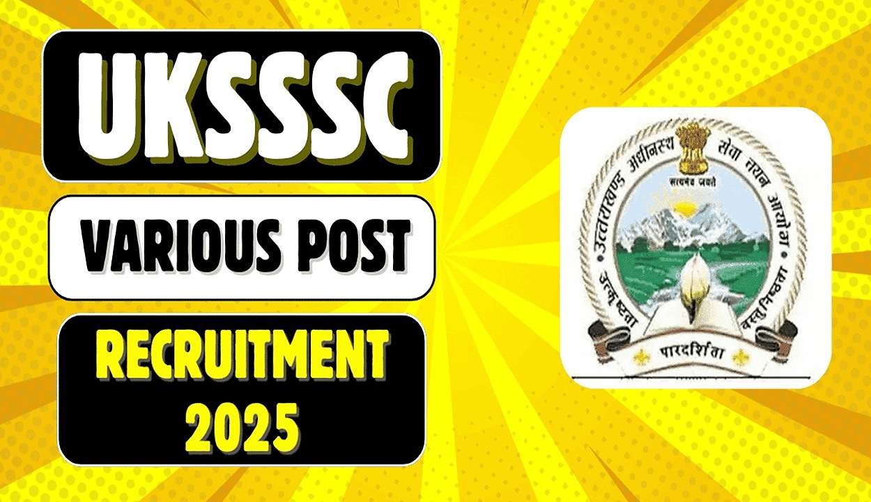 Uksssc recruitment 2025