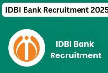 Idbi bank recruitment 2025