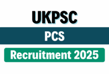 ​ukpsc pcs recruitment 2025