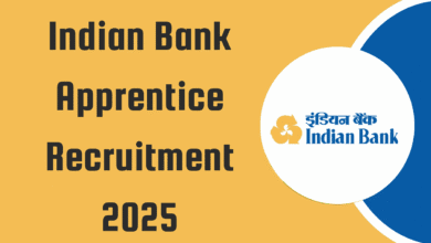 Indian bank apprentice recruitment 2025