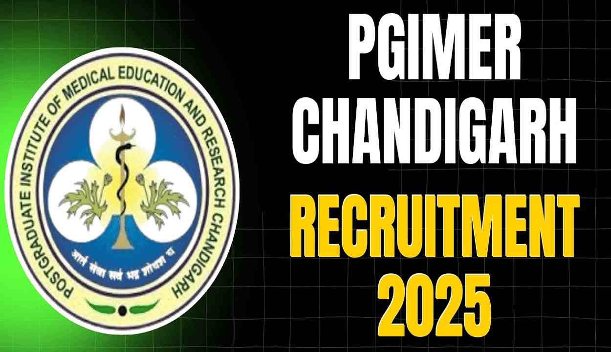 Pgimer recruitment 2025