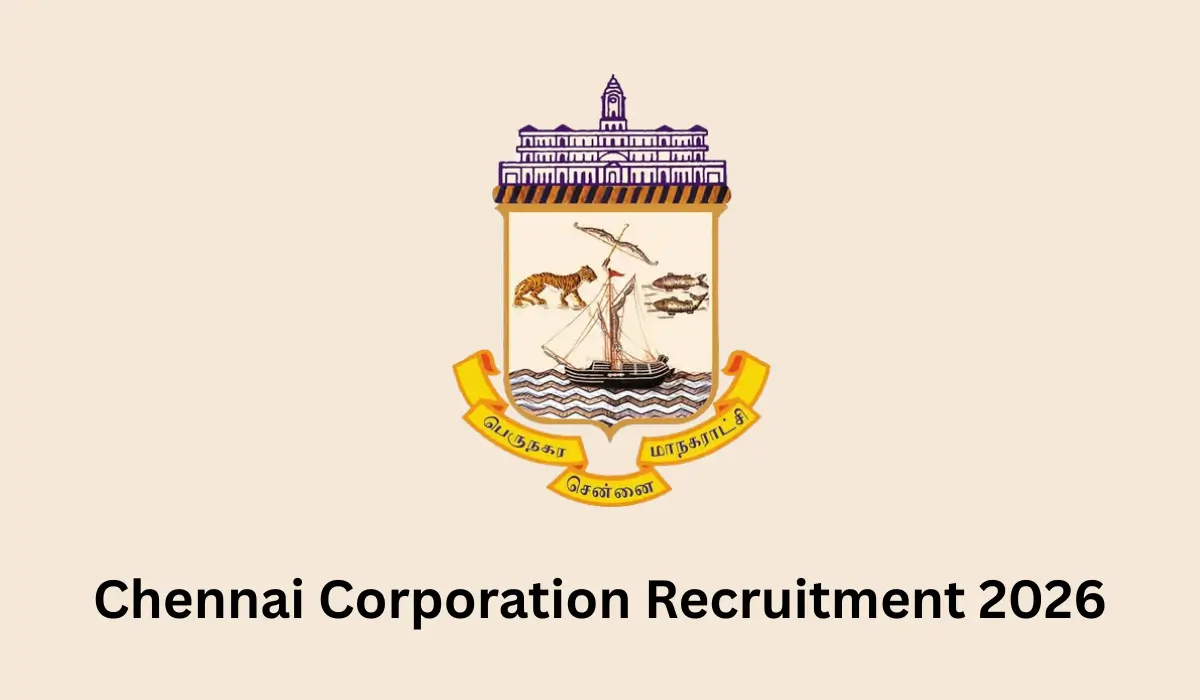 Chennai corporation recruitment 2026